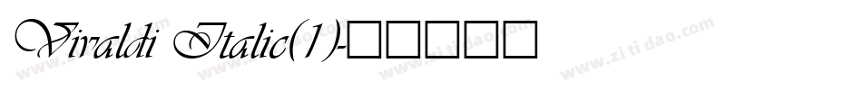 Vivaldi Italic(1)字体转换